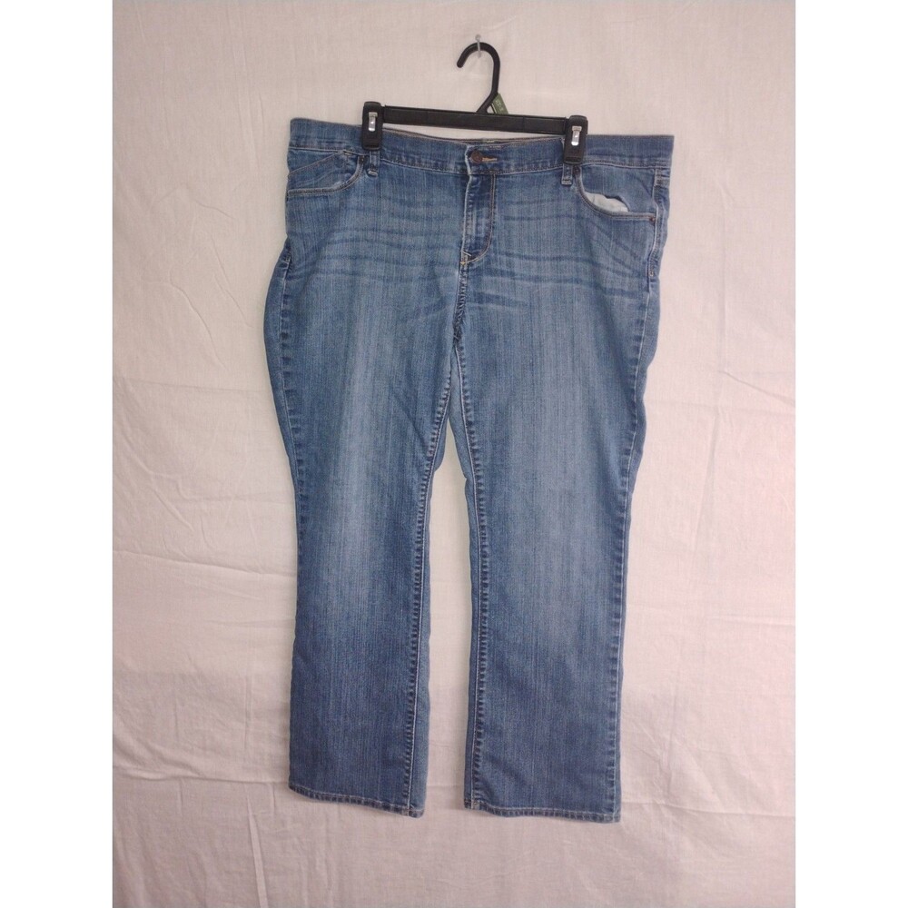 Old Navy The Flirt Women's Straight Leg Blue Jeans Size 18 Petite